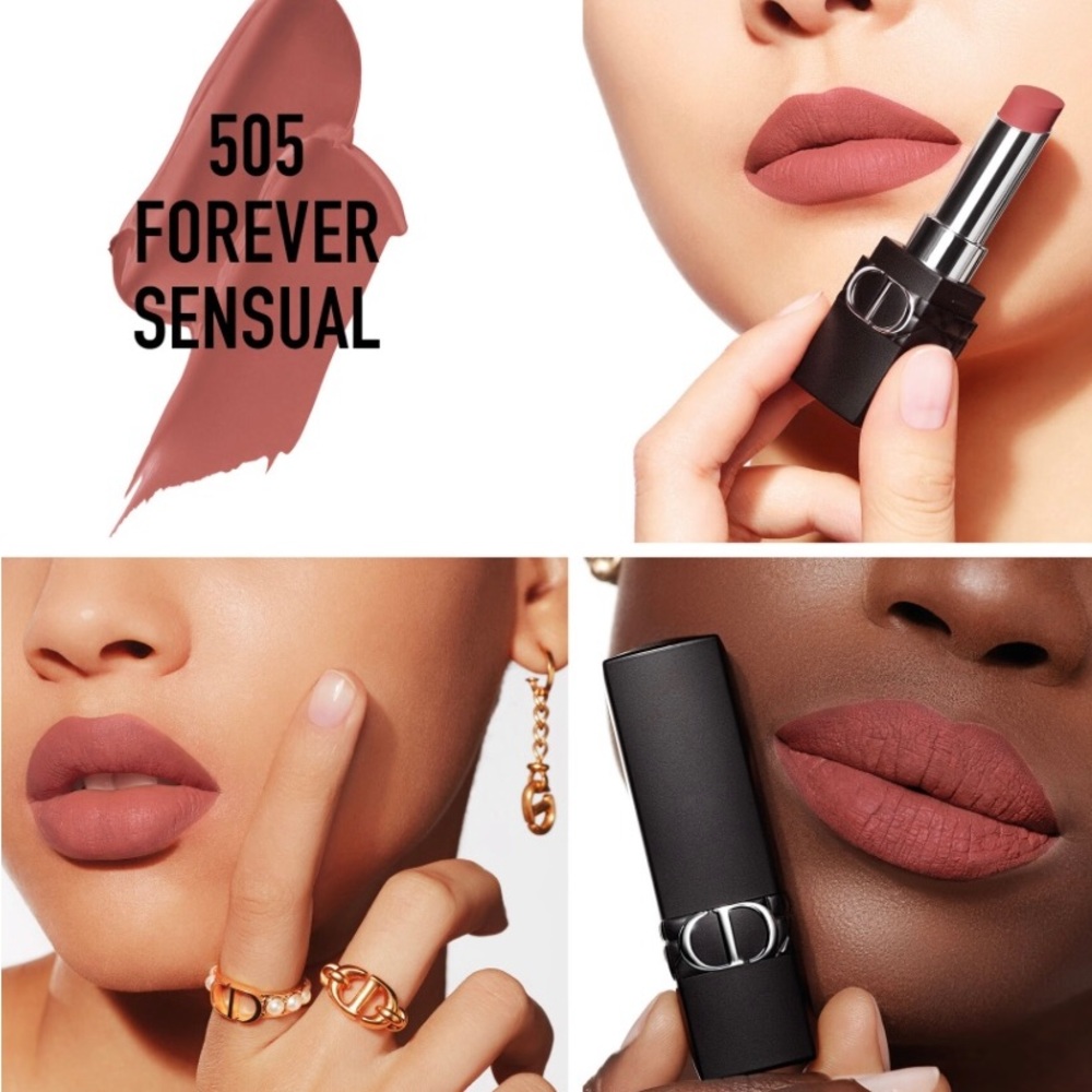 51-DIOR FOREVER 505 LIPSTICKS FOREVER SENSUAL - Picture 4 of 8